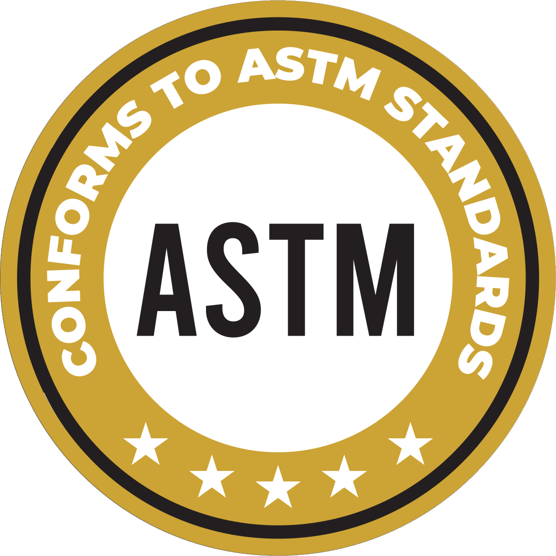 Conforms to ASTM Standards