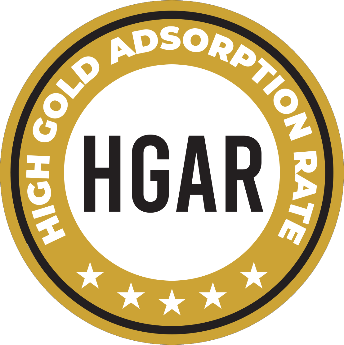 High Gold Adsorption Rate
